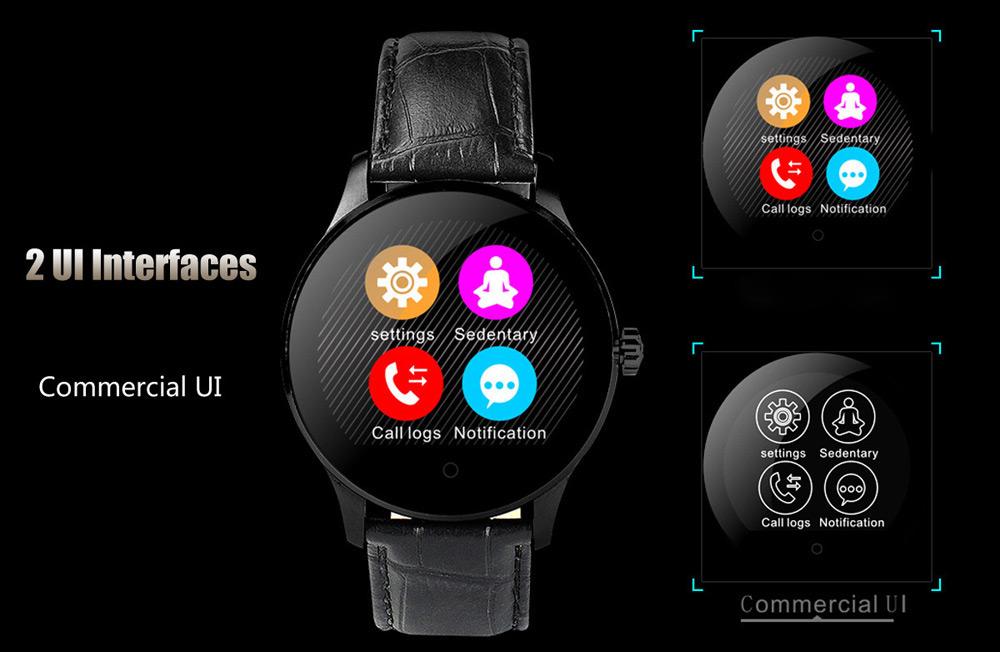 K88H Southeast Asia Version Bluetooth 4.0 Smart Watch MTK2502 Gesture Control Wristwatch