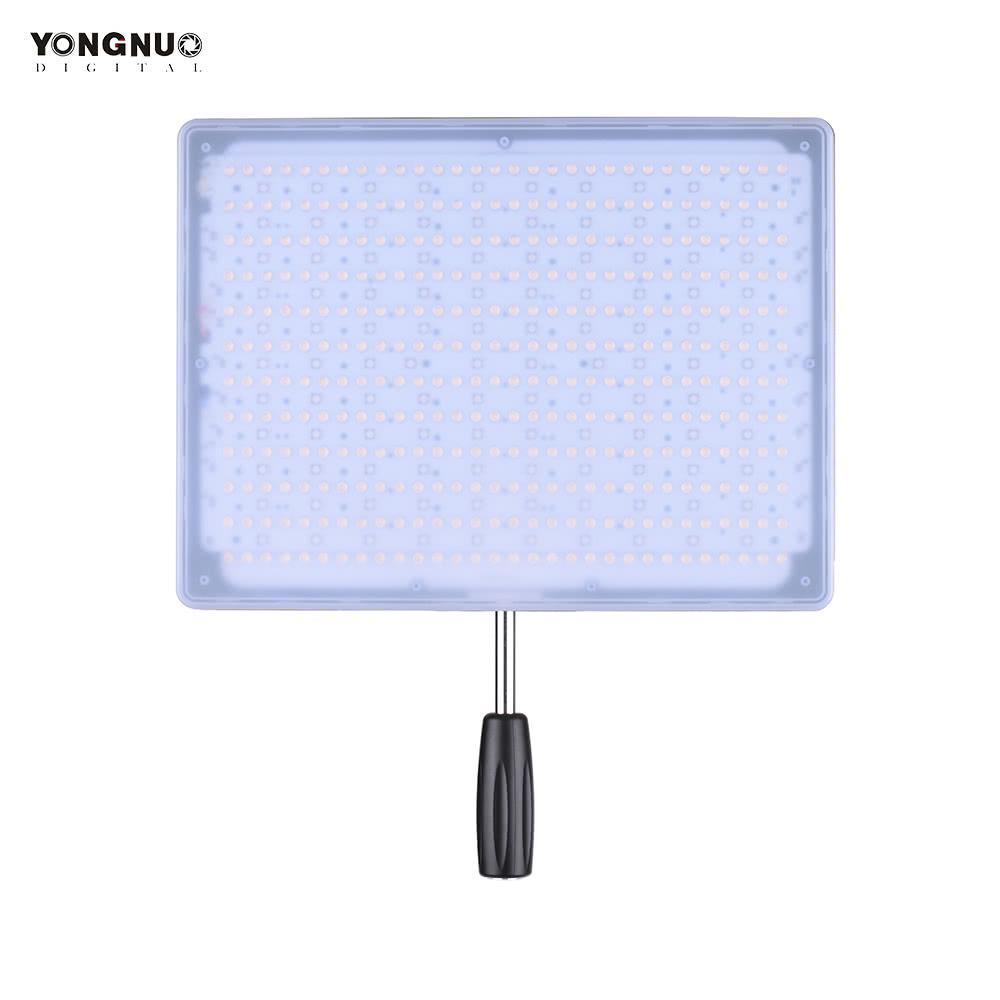 YONGNUO YN600 RGB Professional 5500K+RGB LED Video Light Soft Light Slim & Light Design Adjustable Brightness CRI≥95 with Remote Controller Support APP Remote Control Studio Lighting