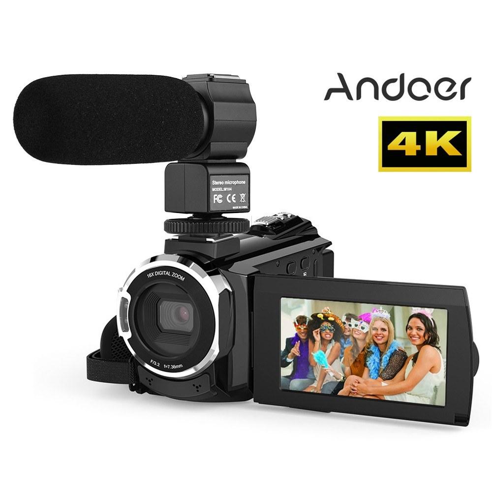 Andoer 524KM 4K 1080P 48MP WiFi Digital Video Camera