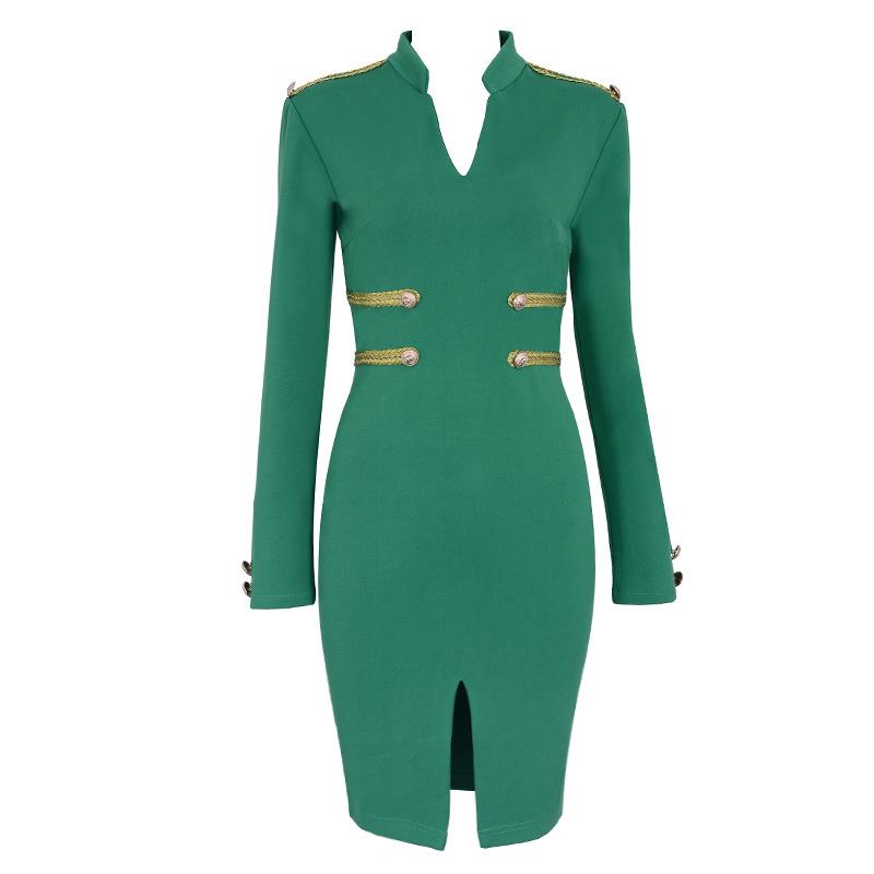 Dress sexy dress long sleeve midi dress