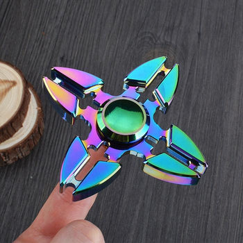 Colorful Focus Toy Crab Clip Shape Fidget Finger Spinner