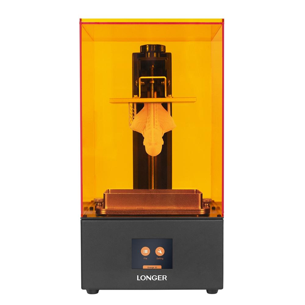 Longer Orange 30 3D Printer Upgraded Resin with 2K High-resolution Parallel LED Lighting 4.7 x 2.7 x 6.7 inch Large Printing Size Full Metal Body