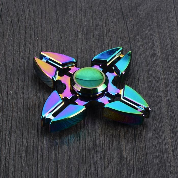 Colorful Focus Toy Crab Clip Shape Fidget Finger Spinner