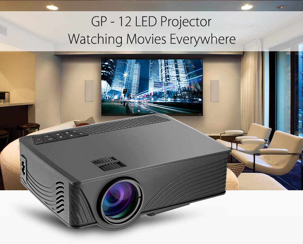 GP - 12 LED Projector 800 x 480 Pixels 2000 Lumens