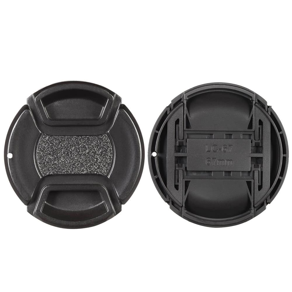 55mm Center Pinch Snap-on Lens Cap Cover Keeper Holder for Canon Nikon Sony Olympus DSLR Camera Camcorder