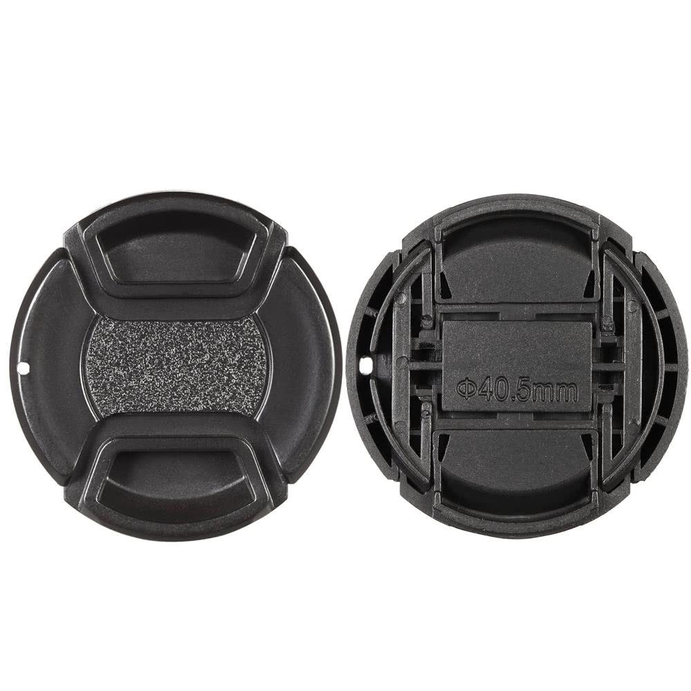 55mm Center Pinch Snap-on Lens Cap Cover Keeper Holder for Canon Nikon Sony Olympus DSLR Camera Camcorder