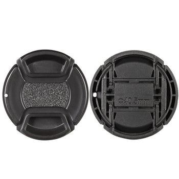 55mm Center Pinch Snap-on Lens Cap Cover Keeper Holder for Canon Nikon Sony Olympus DSLR Camera Camcorder