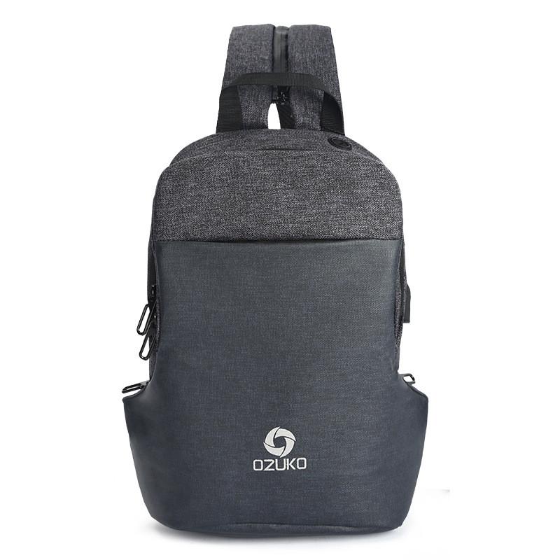 Multifunctional men's chest bag