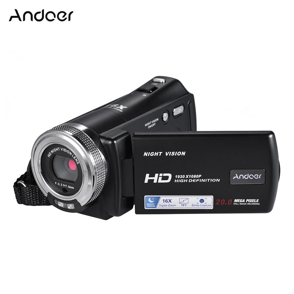 Andoer V12 1080P Full HD 16X Digital Zoom Recording Video Camera