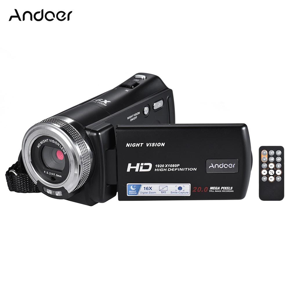 Andoer V12 1080P Full HD 16X Digital Zoom Recording Video Camera