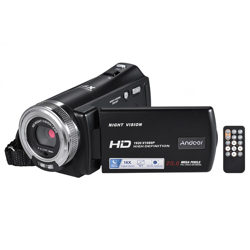 Andoer V12 1080P Full HD 16X Digital Zoom Recording Video Camera