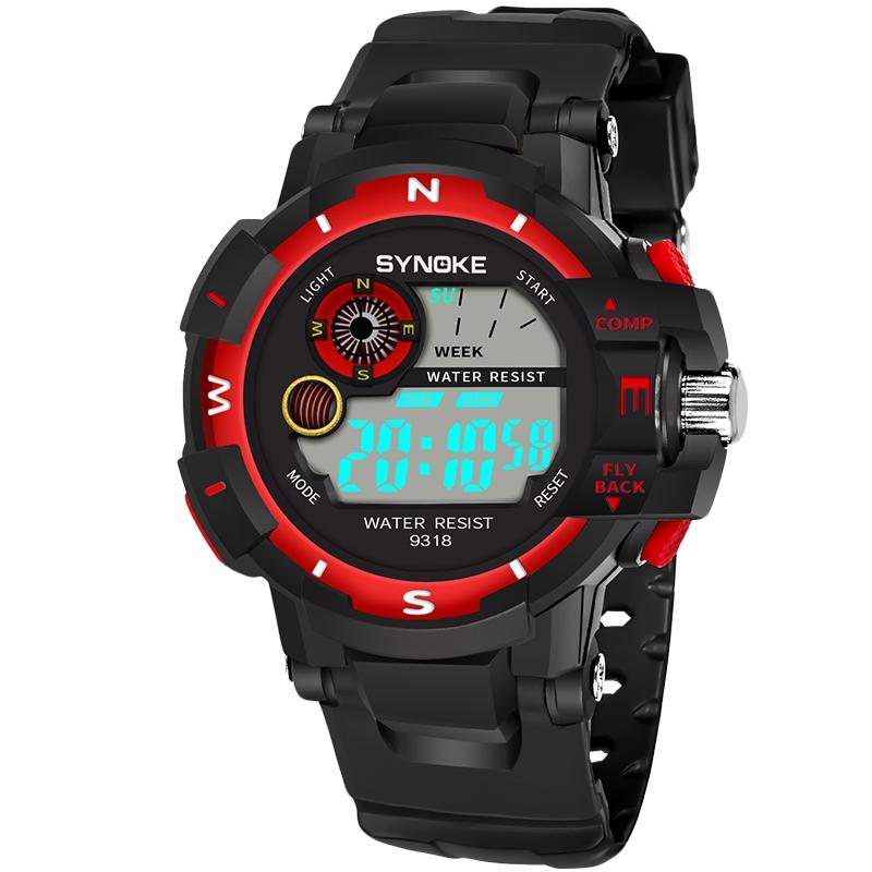 SYNOKE 9318 Outdoor Sports Electronic Watch Waterproof Electronic Watch