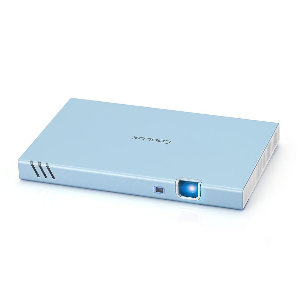 Coolux X6S 300 ANSI Lumens DLP Mobile Cinema Projector Dual Core CPU / 2.4G + 5G WiFi / 2000:1 / Support 1080P