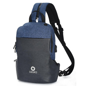 Multifunctional men's chest bag