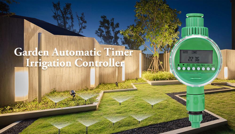 Automatic Intelligent Watering Timer Irrigation Controller with LCD Display