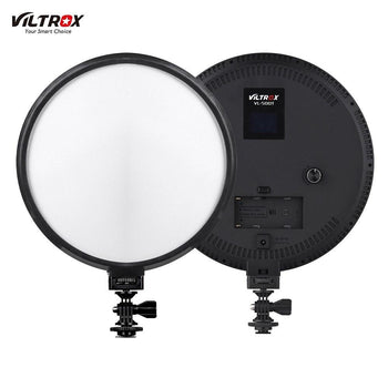 Viltrox VL-500T Professional Ultrathin Bi-Color Dimmable 9 Inch Circular LED Video Light