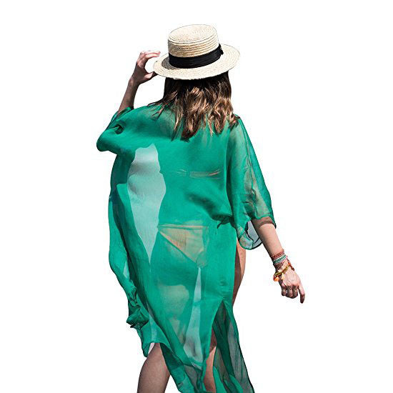 Womens Chiffon Swimwear Coverups Bikini Swim Beach Wear Cover Up