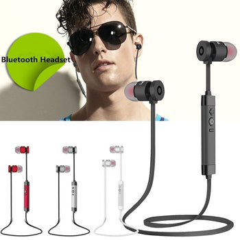 Sports Waterproof Sweatproof Bluetooth Earphones Universal Wireless Bluetooth Earbuds Noise Reduction Bluetooth Headphones In-Ear Stereo Headsets