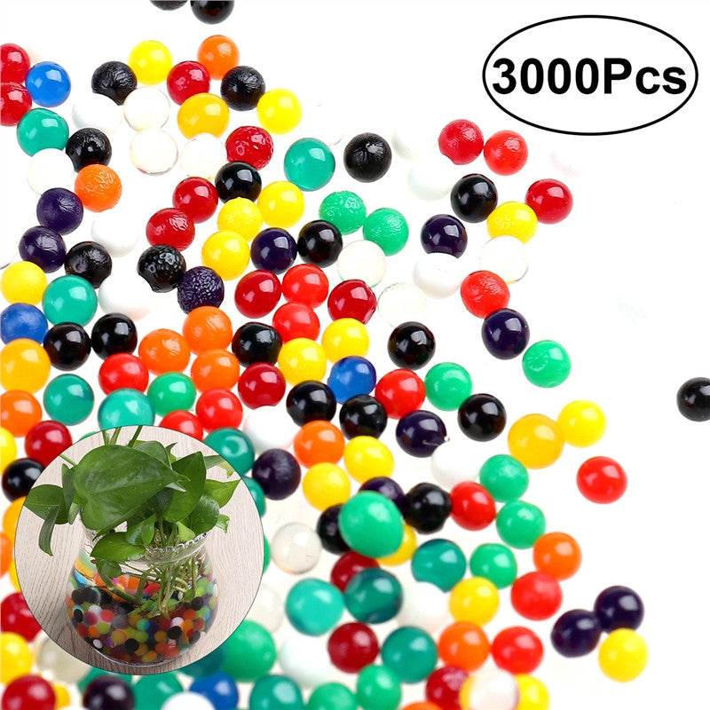 Water Gel Beads Soil Beads Crystal Soil Plant Flower Jelly Crystal Soil Mud Water Pearls Gel Beads Balls for Kids Vases