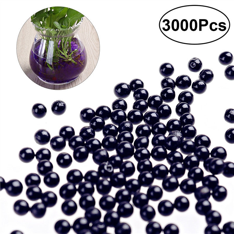 Water Gel Beads Soil Beads Crystal Soil Plant Flower Jelly Crystal Soil Mud Water Pearls Gel Beads Balls for Kids Vases