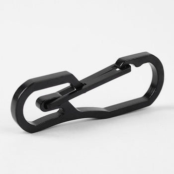 Outdoor Multifunctional Wire-cut Climbing Carabiner EDC Key Ring Mini Chain Locking Climbing Hiking Accessory Tool