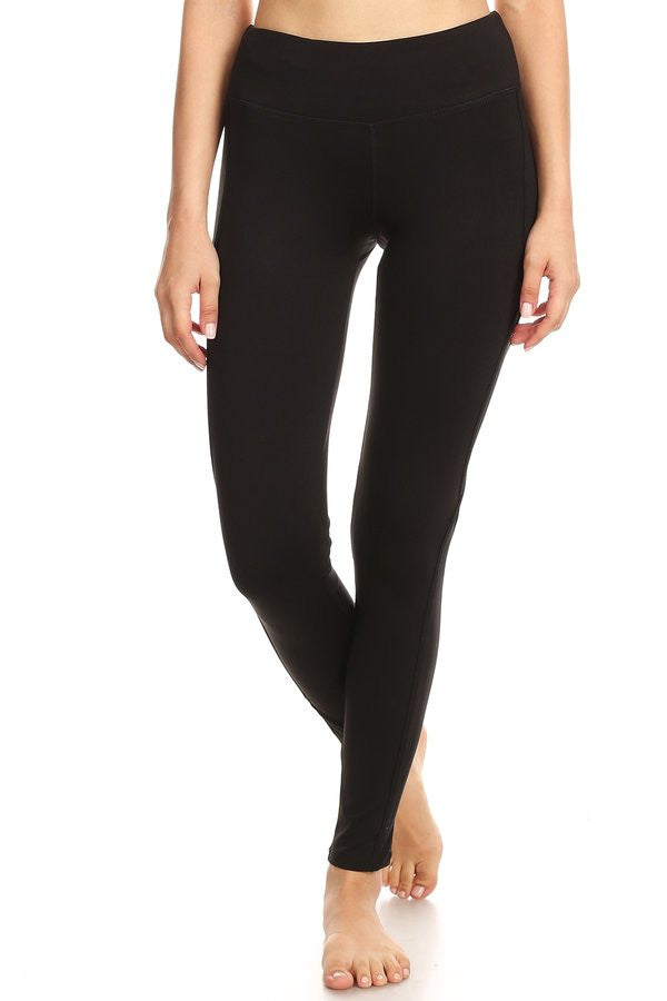 Stylish legging with mesh insert