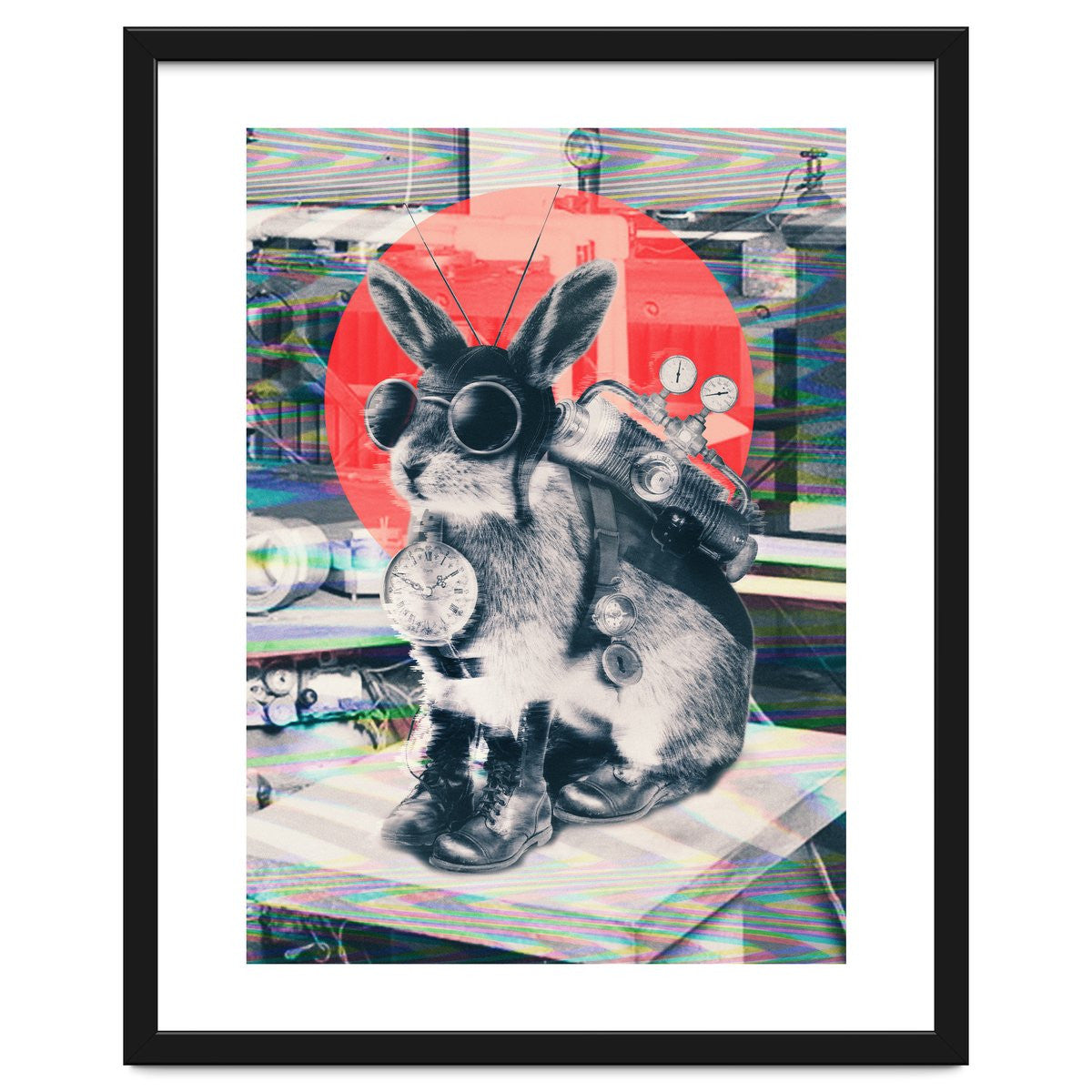 Time Traveller Framed Artwork