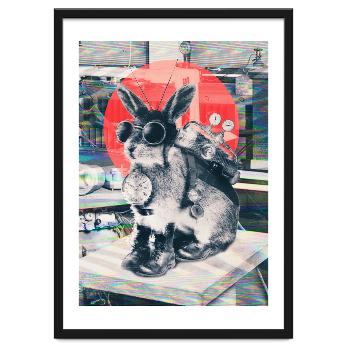 Time Traveller Framed Artwork